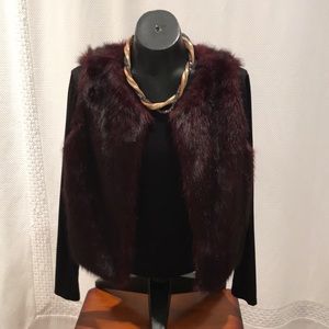 Faux Mink Vest